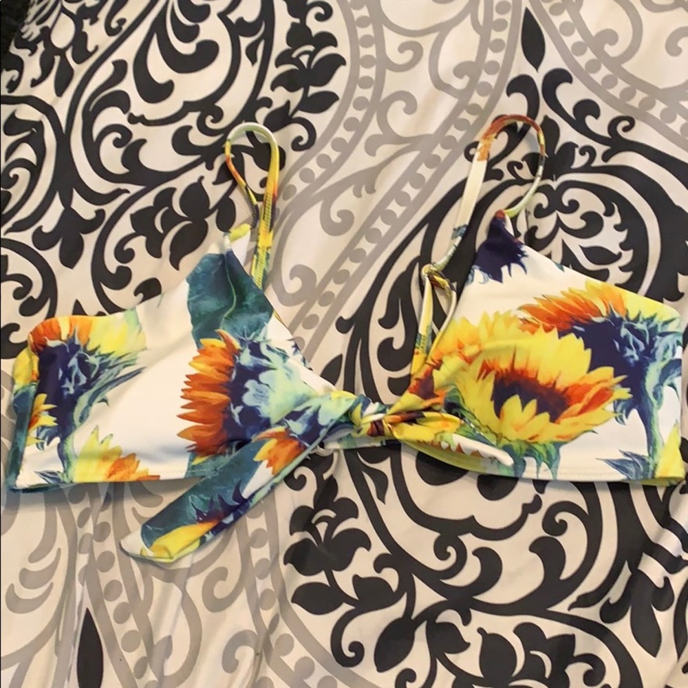 Sunflower bikini top